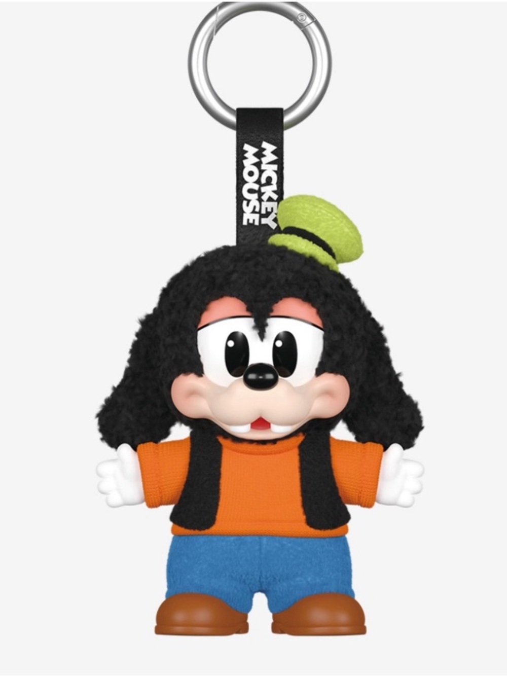 Disney x Pop Mart Goofy Plush Bag Charm/Keychain — Sealed Pack + Open Box!